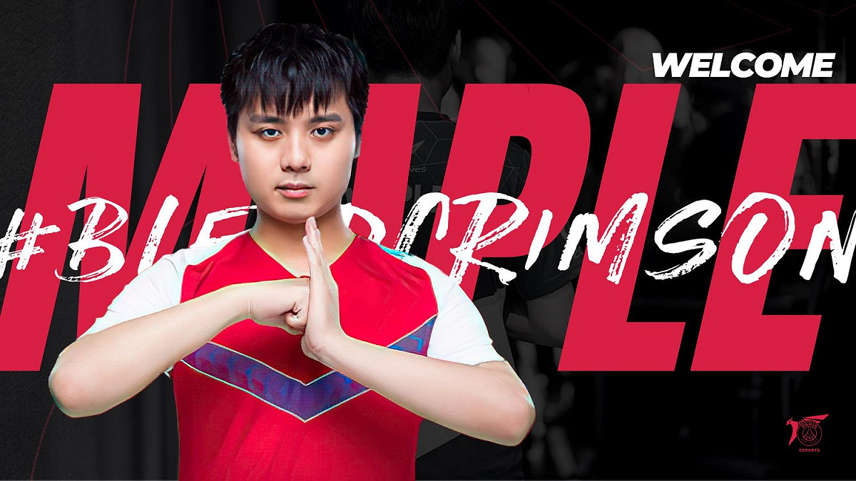 Maple新賽季將正式加盟PSG。 圖：翻攝自PSG粉專