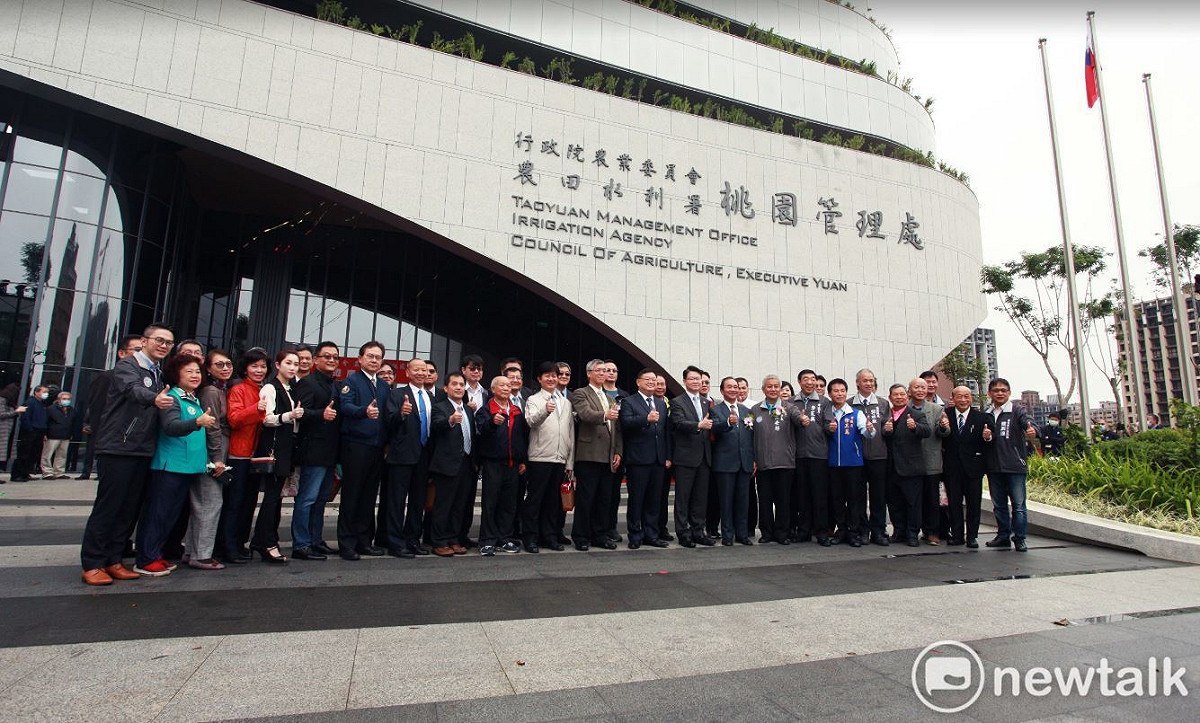 農田水利署桃園管理處正式進駐青埔行政大樓，是第一個進駐青埔地區的公務單位。 圖：林昀真/攝