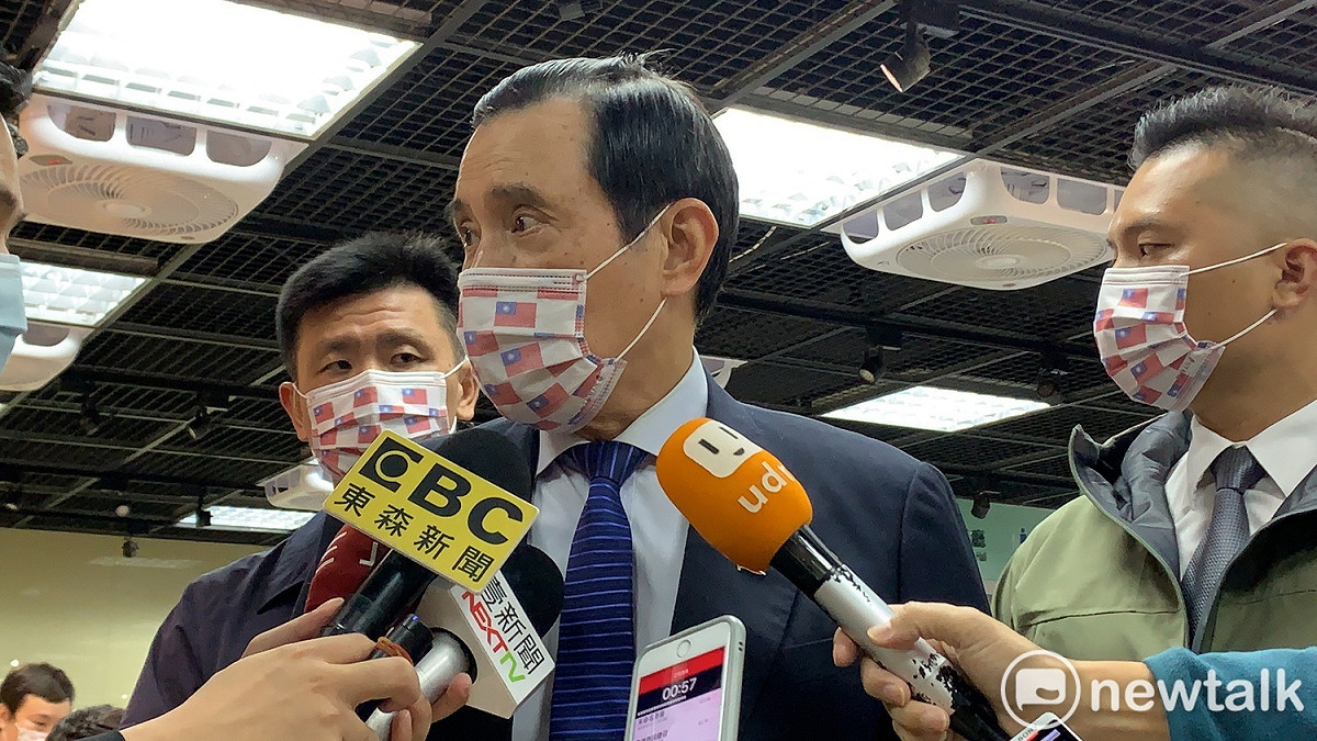 馬英九認為民進黨政府現在就是找一切的理由要討好美國人，以台灣人的健康作為代價，是不能原諒的。 圖：林昀真／攝