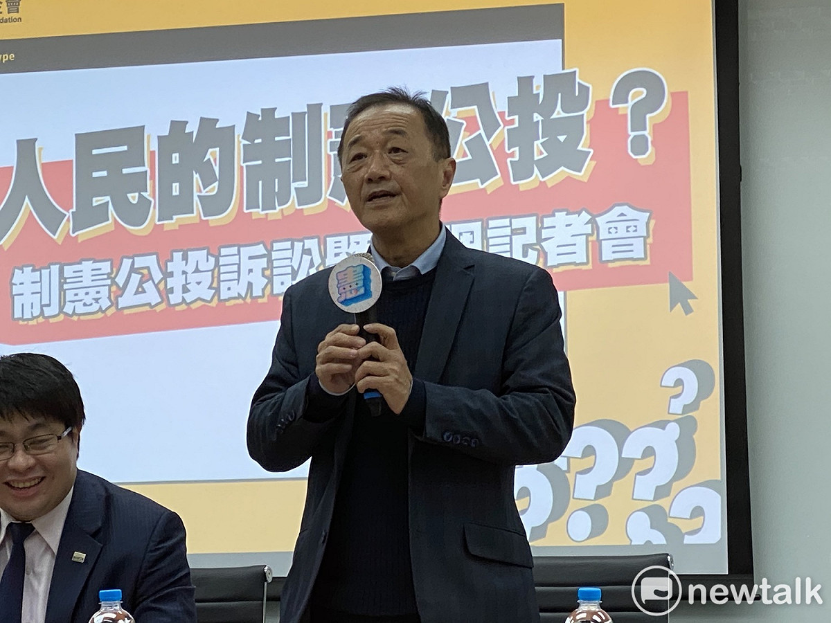 制憲基金會董事長執行長林宜正。 圖：周煊惠／攝