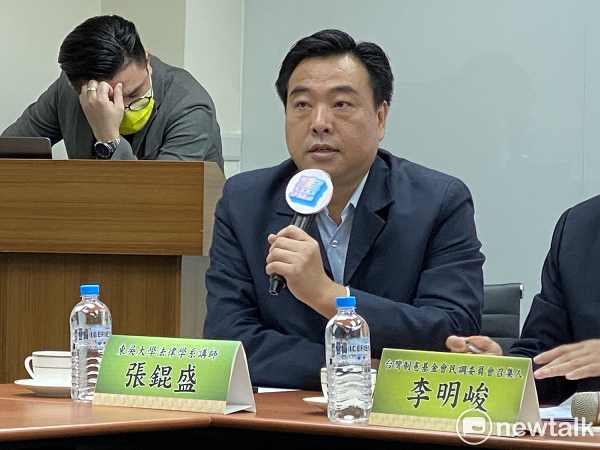 東吳大學法律系講師張錕盛。 圖：周煊惠／攝