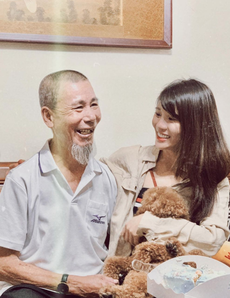 以前的琳妲與父親。 圖：翻攝IG／琳妲