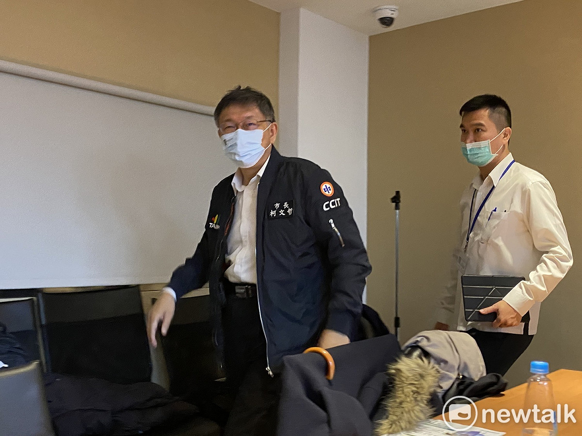 台北市長柯文哲。 圖：周煊惠／攝