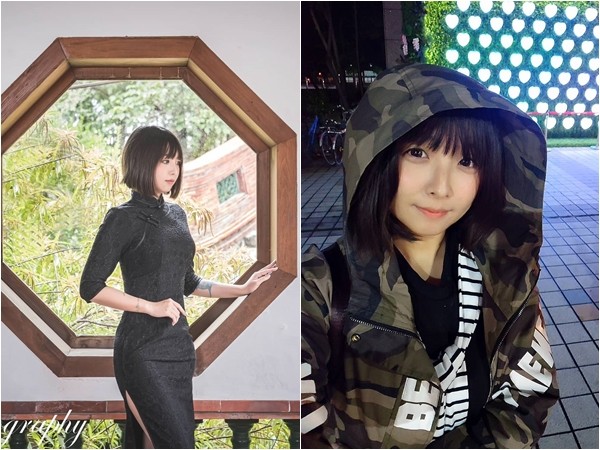 網紅張姓女子直播到一半，手機及三軸被飛車搶走。 圖：翻攝香香愛哭包臉書