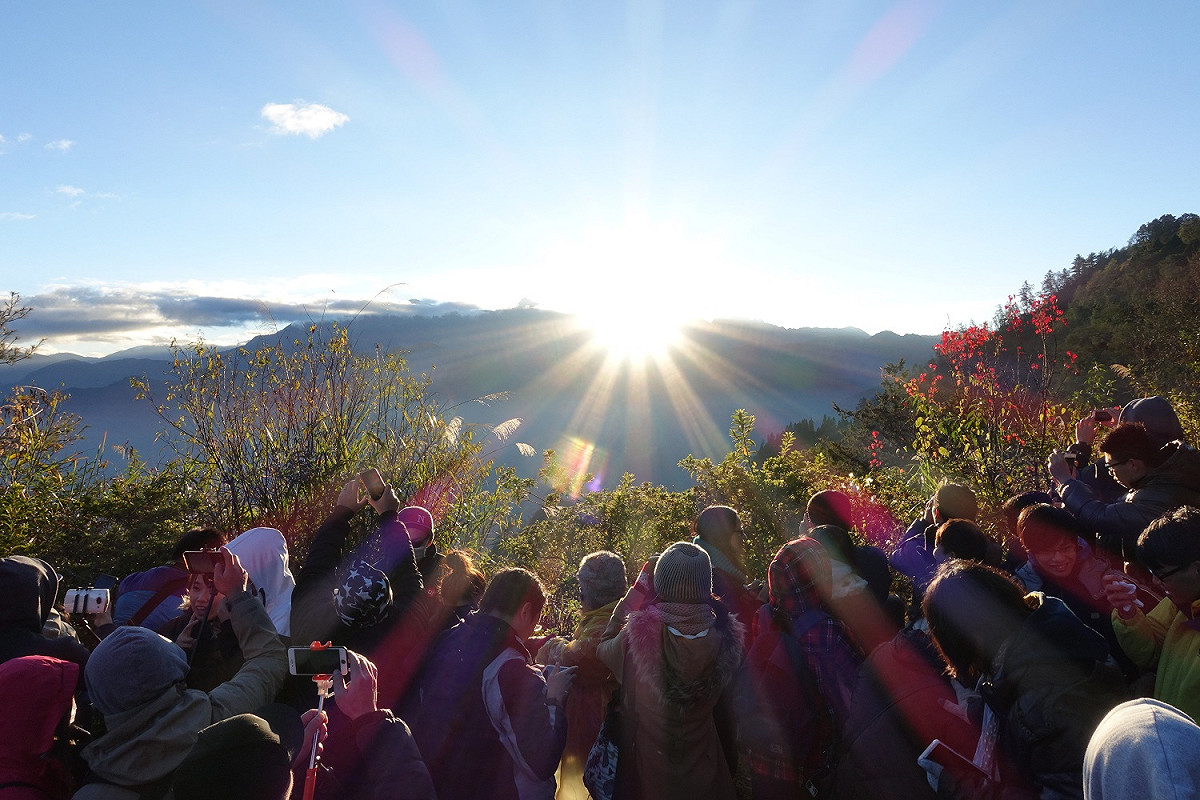 阿里山日出。 圖：觀光局國民旅遊組／提供