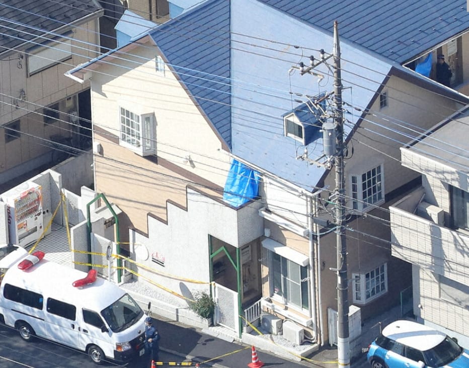 犯人白石隆浩位在神奈川縣座間市的公寓。 圖 : 翻攝自環球網