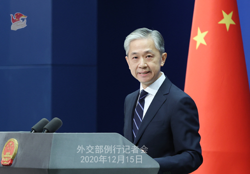 中國外交部發言人汪文斌反批澳洲近年來將經貿、投資、科技等問題政治化，在錯誤的道路上越走越遠。  圖：翻攝中國外交部