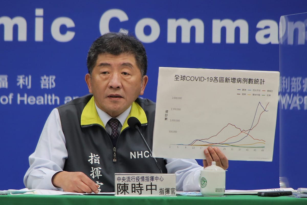 中央流行疫情指揮中心指揮官陳時中。 圖：中央流行疫情指揮中心／提供