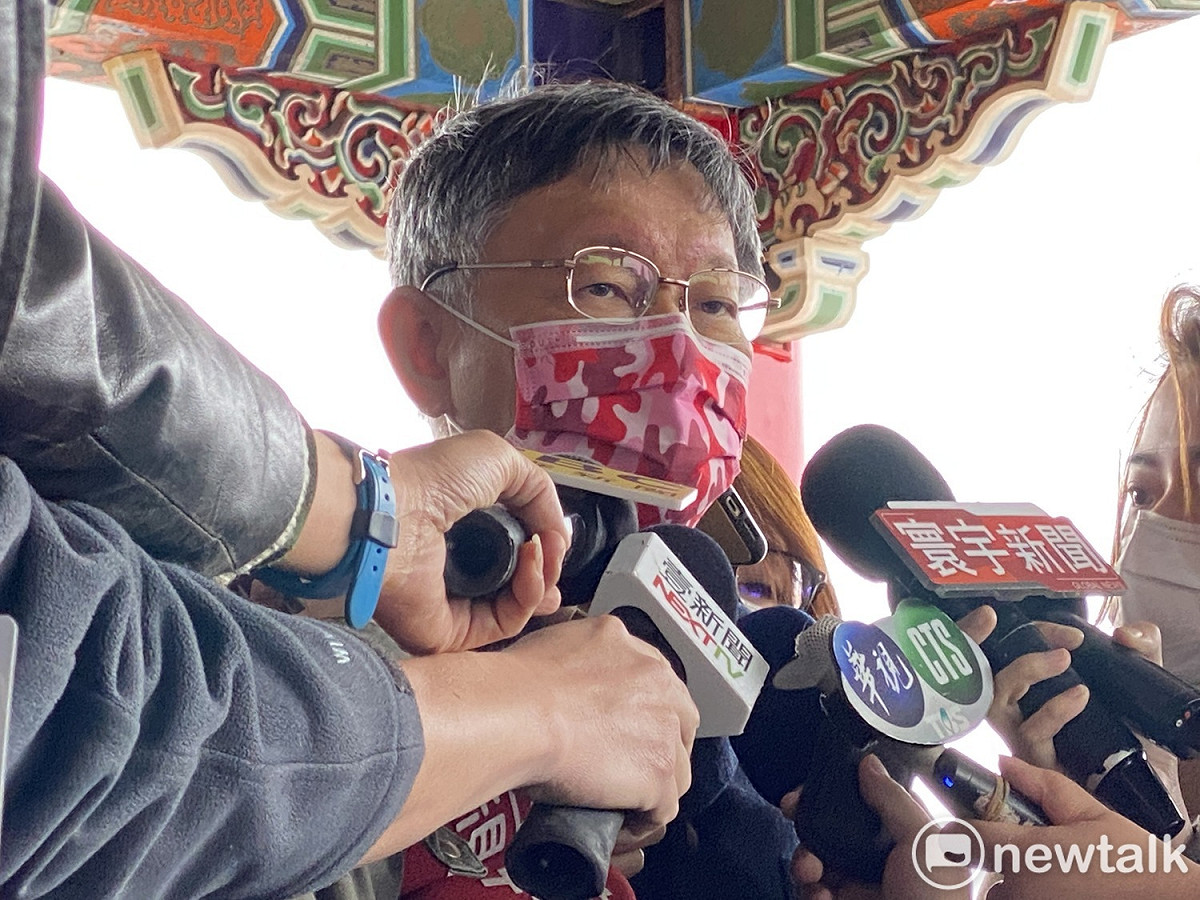 台北市長柯文哲。 圖：周煊惠 ／攝