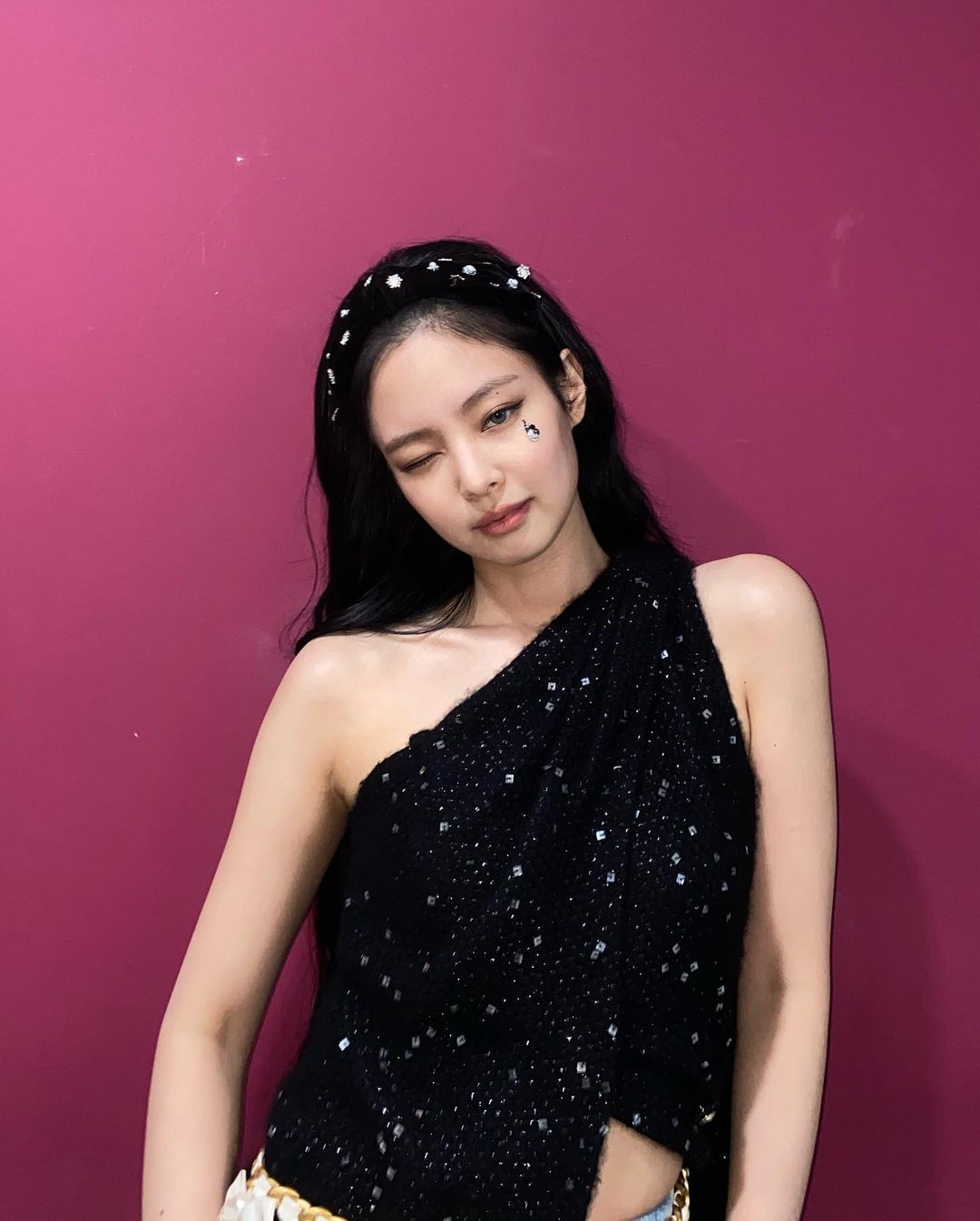 韓國人氣女團BLACKPINK成員Jennie。 圖：翻攝自Jennie IG