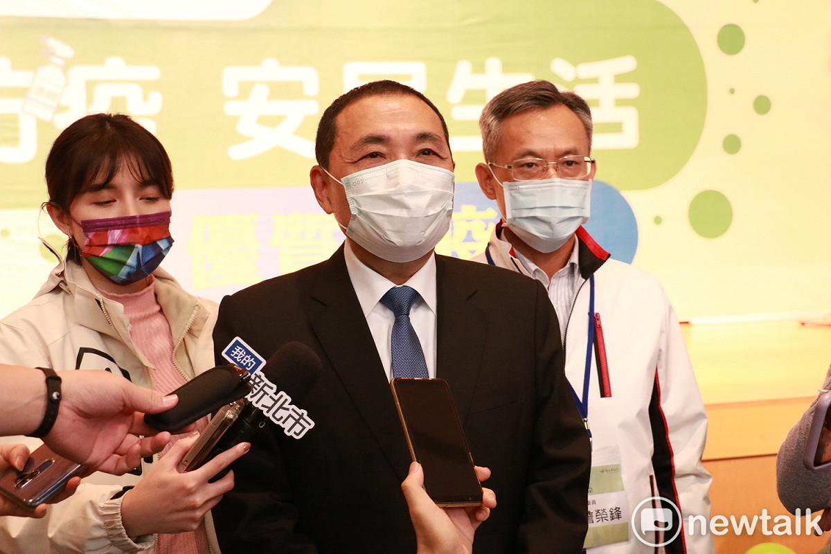 侯友宜認為萊豬不要進口才是最重要的源頭管理。 圖：林昀真/攝