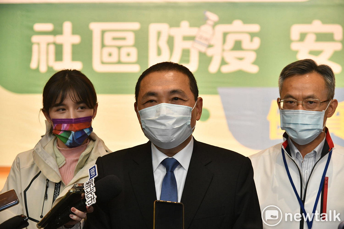 侯友宜喊話中央把萊豬標示統一出來，讓民眾可以清楚選擇。 圖：林昀真/攝