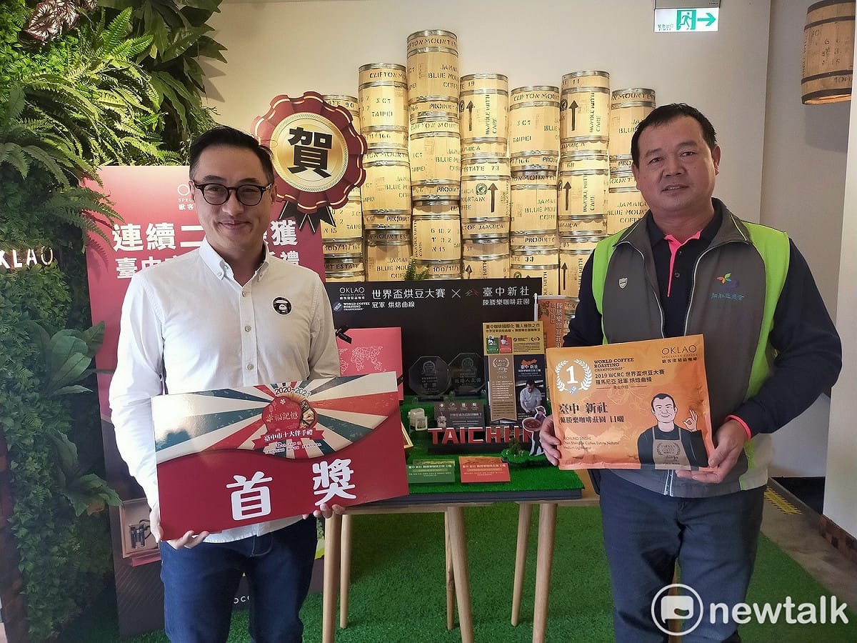 歐客佬精品咖啡參加台中十大伴手禮評選一舉拿下首獎及現場人氣獎。 唐復年/攝