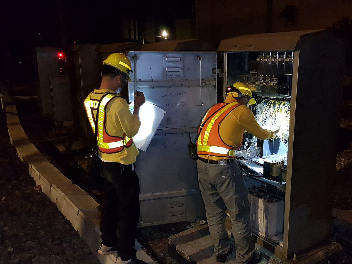 台鐵施工預計影響列車3列次，各列次約延誤20至30分。 圖：交通部台灣鐵路管理局／提供