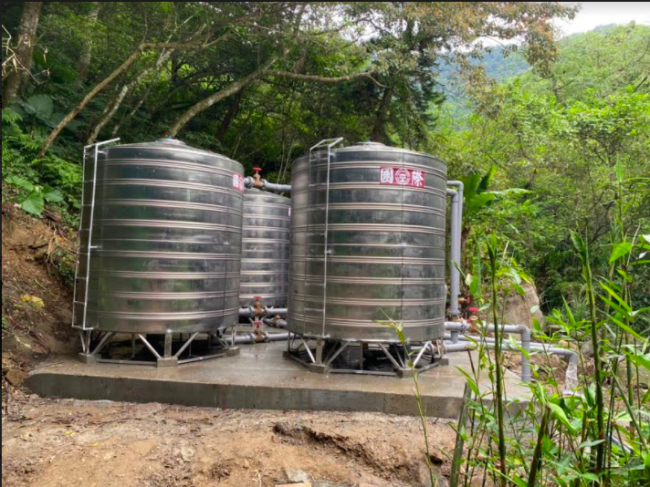 新北市水利局針對偏遠山區等自來水不易到達的地區辦理檢疫自來水設備新設和改善工程。 圖：新北市水利局／提供