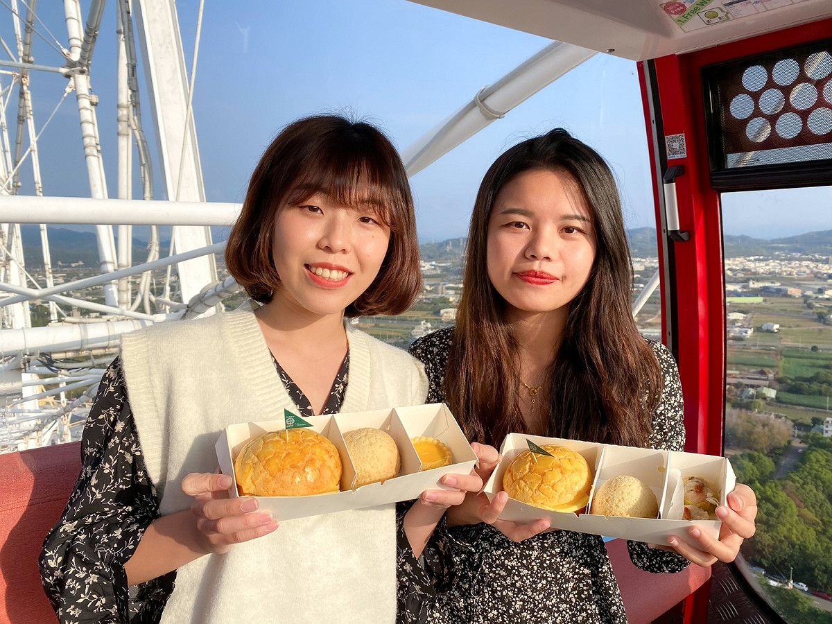 麗寶摩天輪特別為「添好運」量身訂造開放限定「添好運」專屬特餐。 麗寶樂園/提供