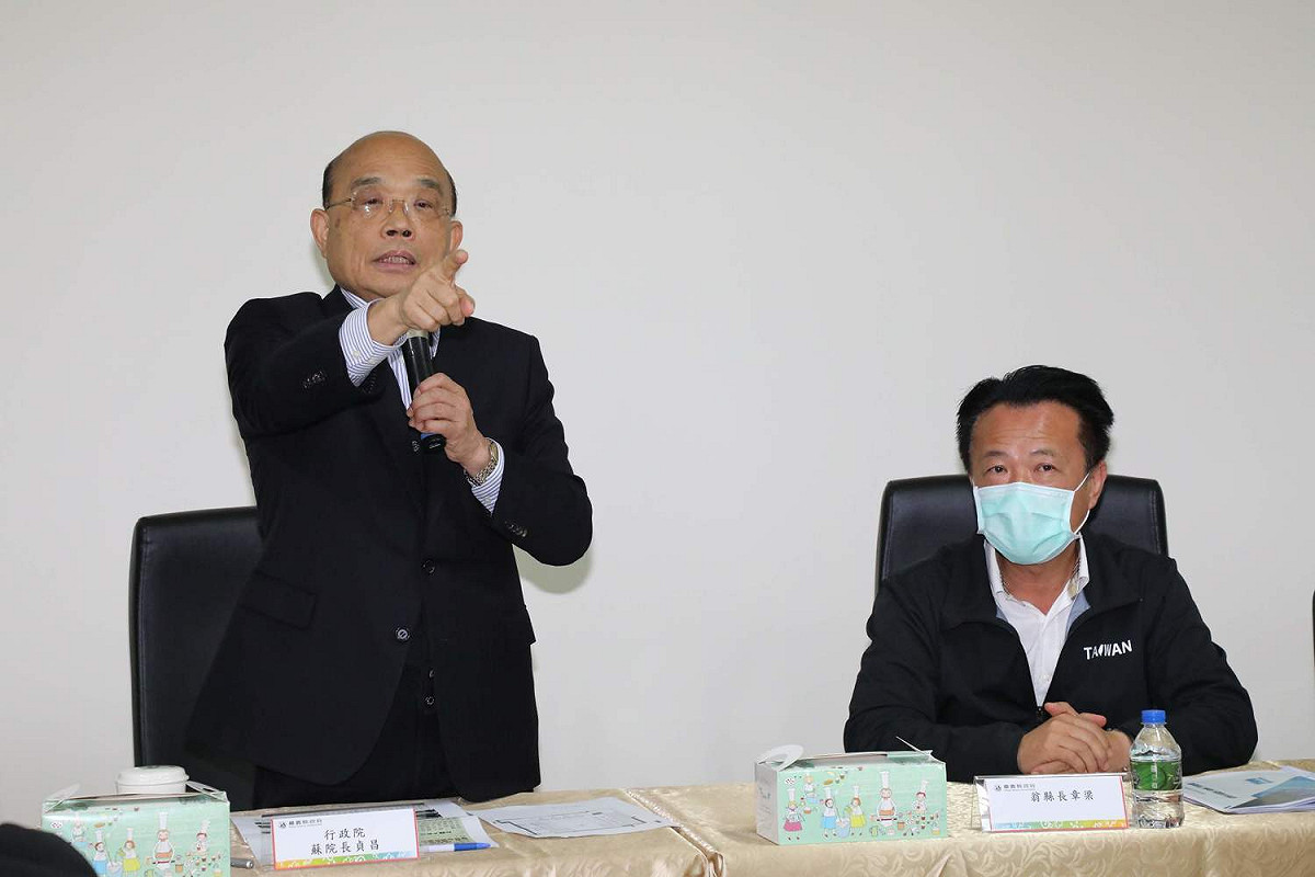 行政院長蘇貞昌指示協助嘉義縣設置科學園區。 圖：嘉義縣政府/提供