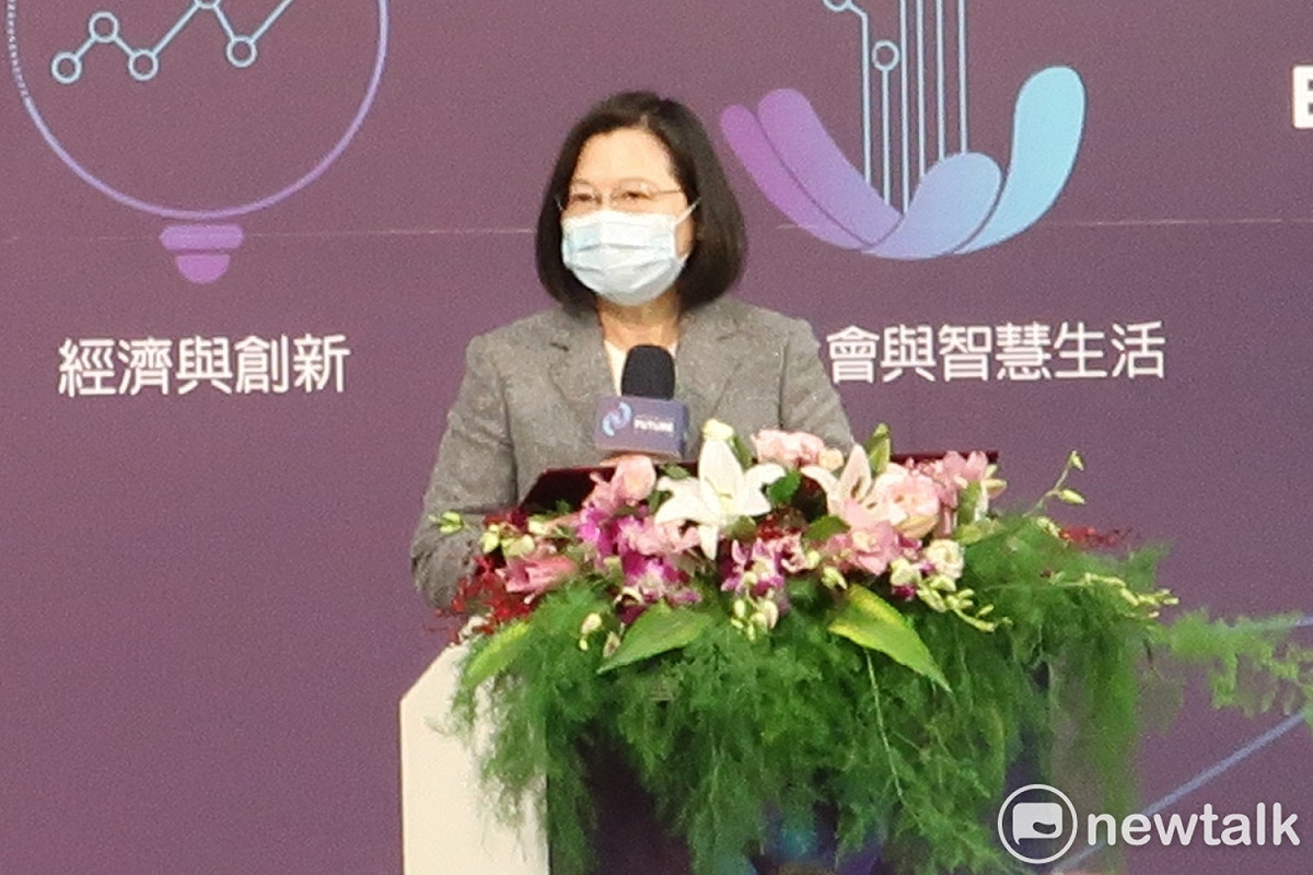 總統蔡英文21日出席第11次全國科學技術會議開幕典禮 圖：林朝億/攝