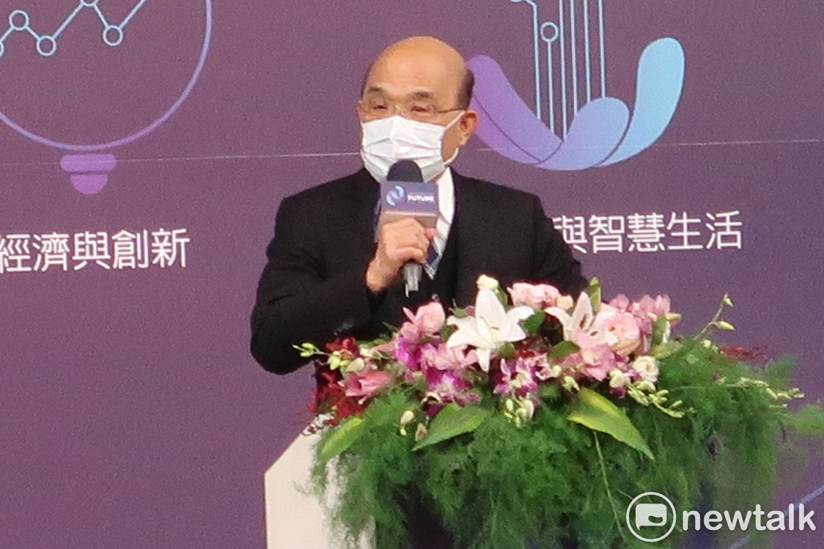 行政院長蘇貞昌21日出席第11次全國科學技術會議開幕典禮 圖：林朝億/攝