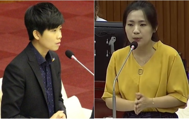 台北市議員苗博雅、徐巧芯。 圖：苗博雅辦公室、徐巧芯臉書