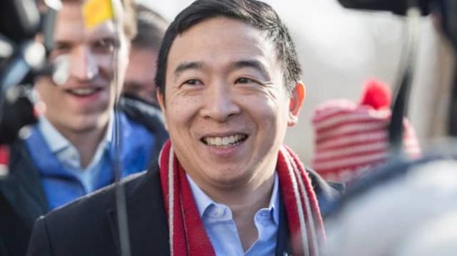 據《路透社》報導，先前曾參選美總統大選民主黨初選的華裔候選人楊安澤（Andrew Yang）已提交文件，以民主黨人身分參選紐約市長。 圖：翻攝自《環球網》