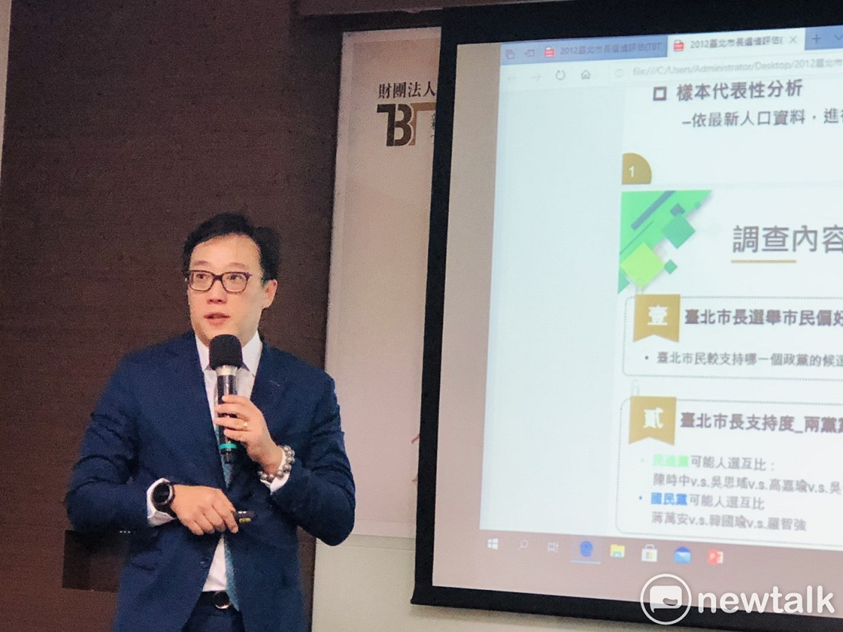 民調專家吳世昌。 圖：謝莉慧/攝