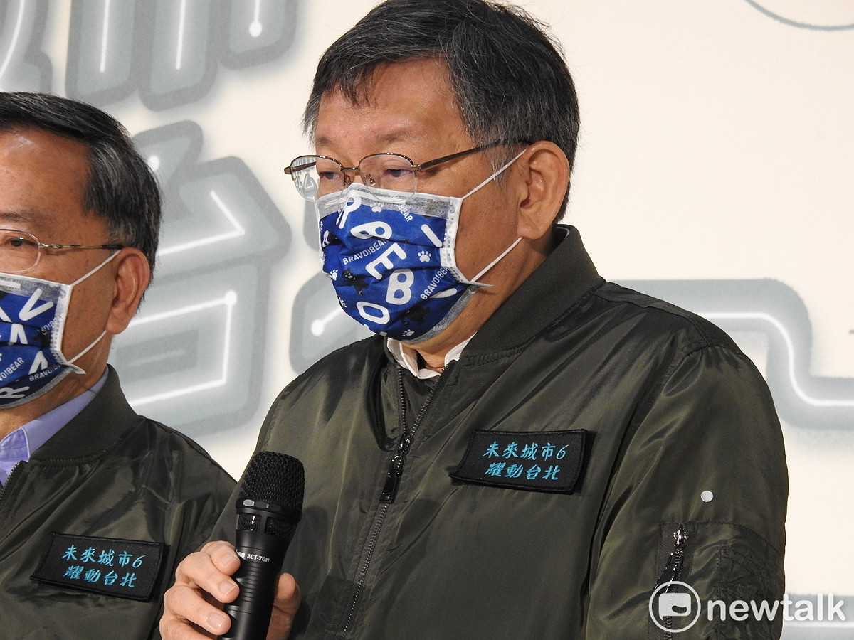 台北市長柯文哲。 圖：周煊惠 ／攝