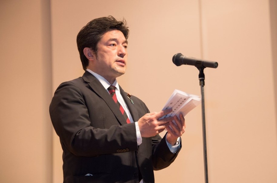 日本防衛副大臣中山泰秀認為面對中國威脅，各國應保護台灣這個民主國家，不過中國對此番言論十分不滿。（資料照） 圖 : 擷取自推特
