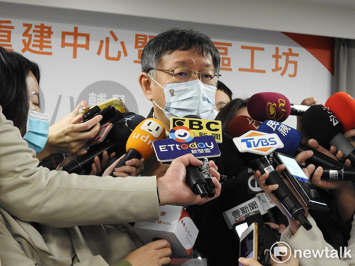 台北市長柯文哲。 圖：周煊惠 ／攝（資料照）