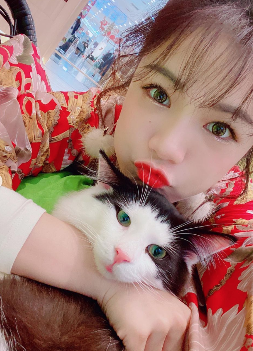 楚知嫣穿和服。 圖：翻攝IG／楚知嫣