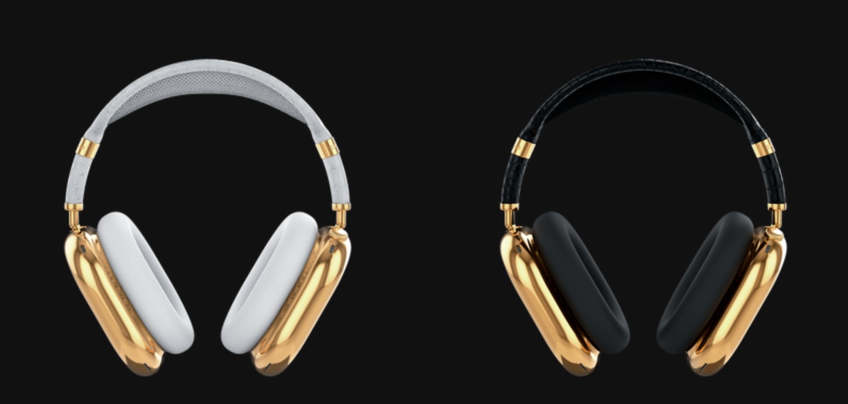 Caviar推出奢華版AirPods Max頭戴式耳機。 圖：取自官網