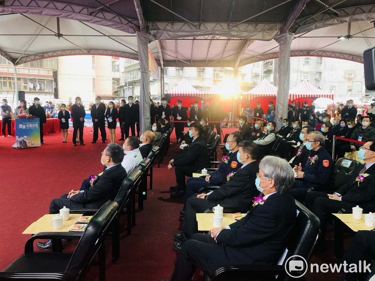 蔡英文總統、行政院長蘇貞昌和新北市長侯友宜今（30）天上午難得「同框」 圖：謝莉慧/攝