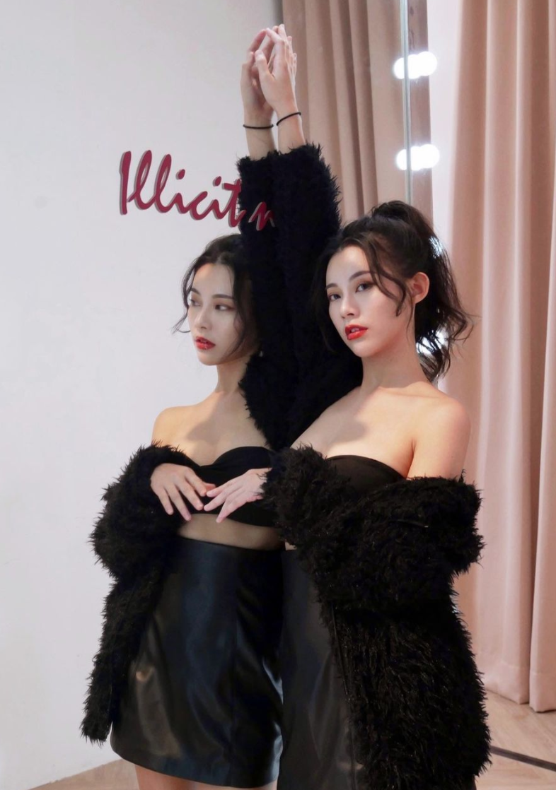 張香香穿小可愛大露香肩。 圖：翻攝IG／張香香