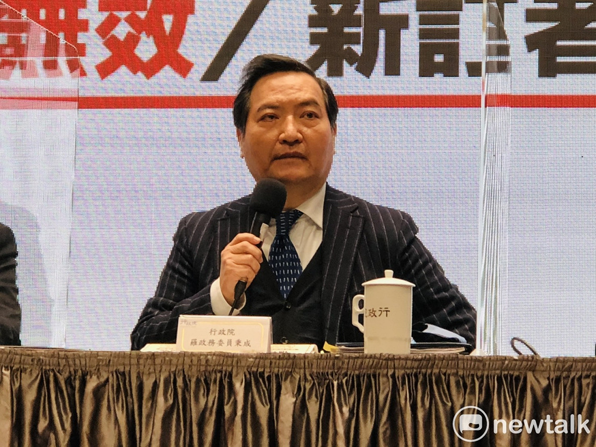 行政院發言人羅秉成。 圖：謝莉慧/攝（資料照片）