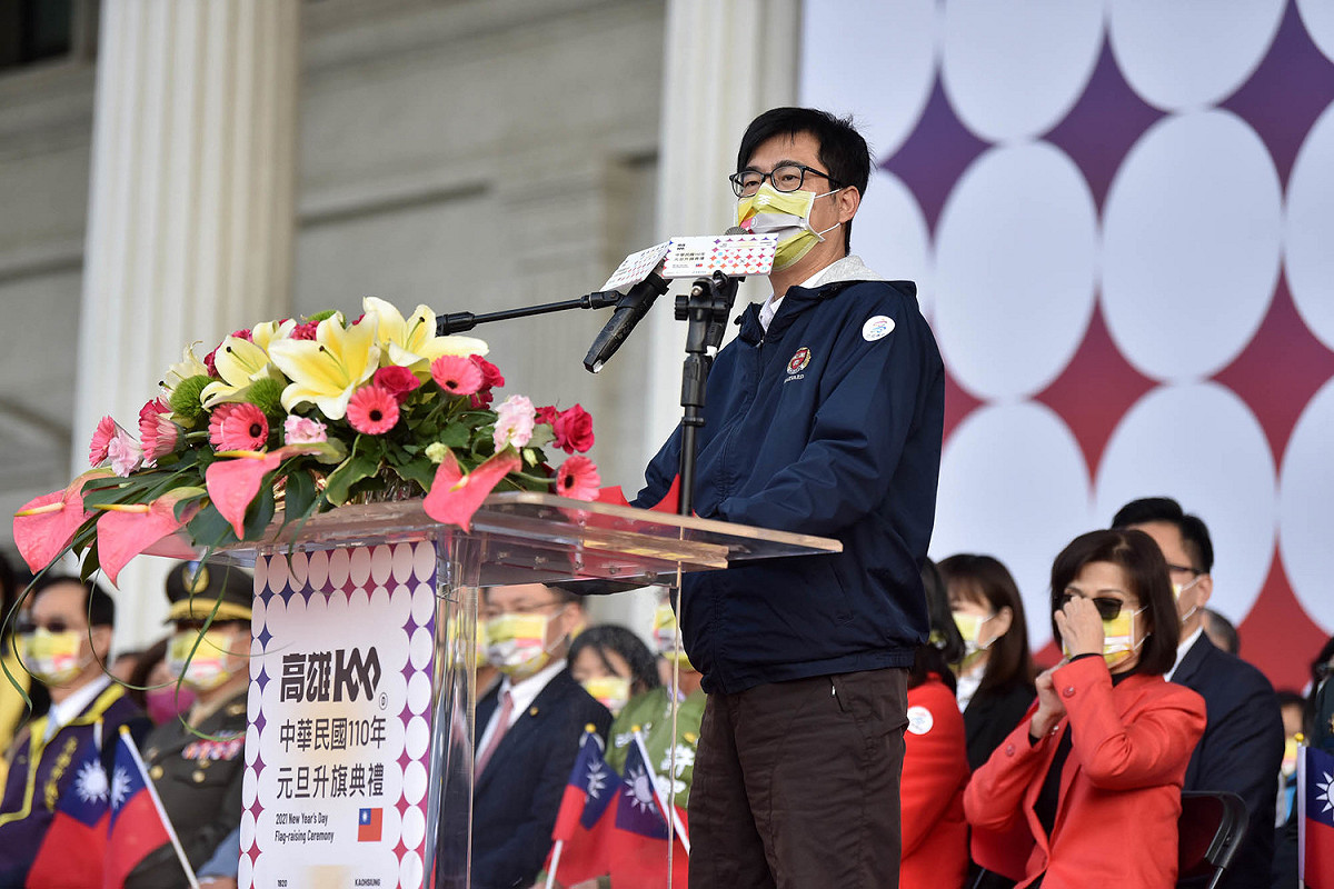 陳其邁期許府會攜手合作，高雄會邁向幸福未來。 圖：高雄市政府/提供