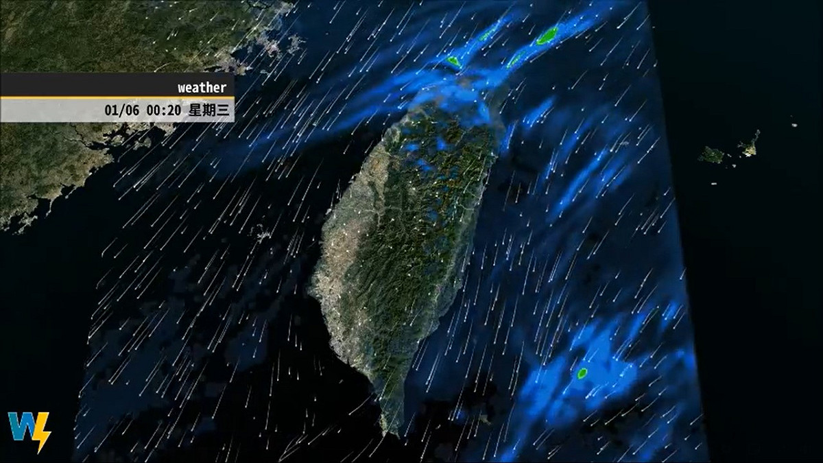 週二（5日）開始，東北季風持續增強，迎風面地區雨勢轉趨明顯。 圖：天氣風險／提供