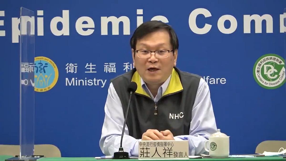 關於機組人員在防疫措施上的問題，莊人祥今日做出回應。 圖：指揮中心／提供
