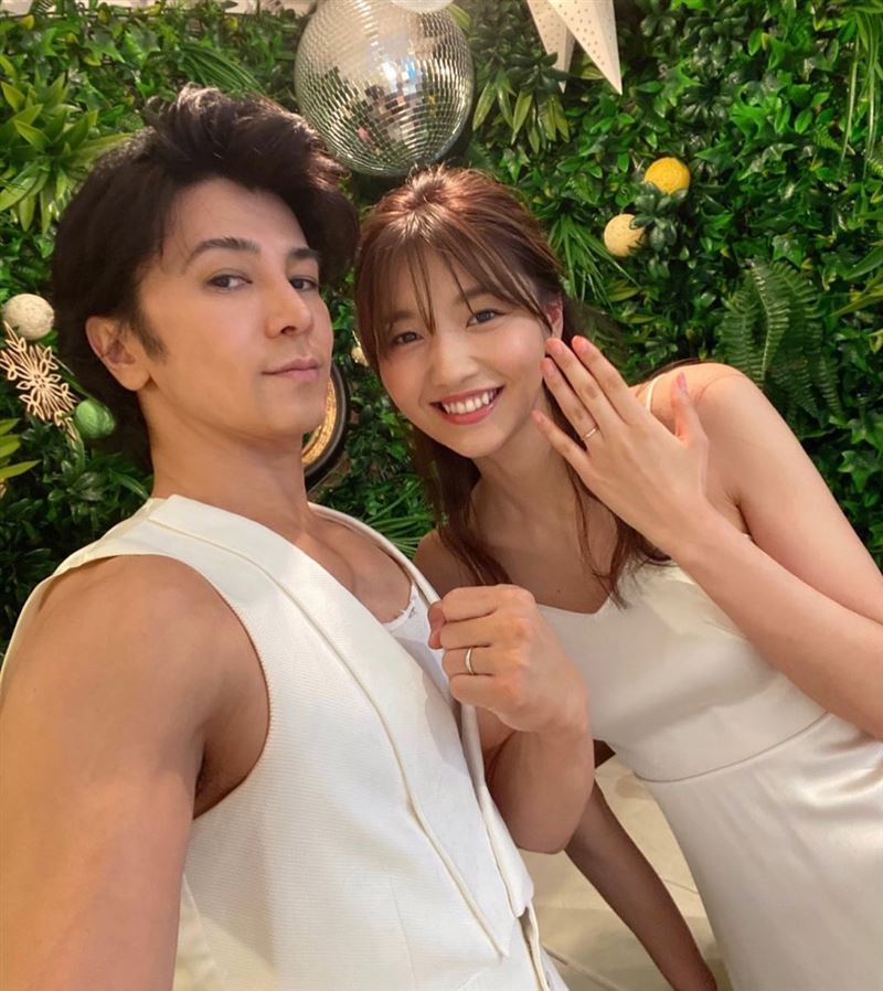 肌肉男星武田真治也被驗出陽性，模特兒妻子靜麻波被列為密切接觸者。 圖：翻攝自武田真治IG