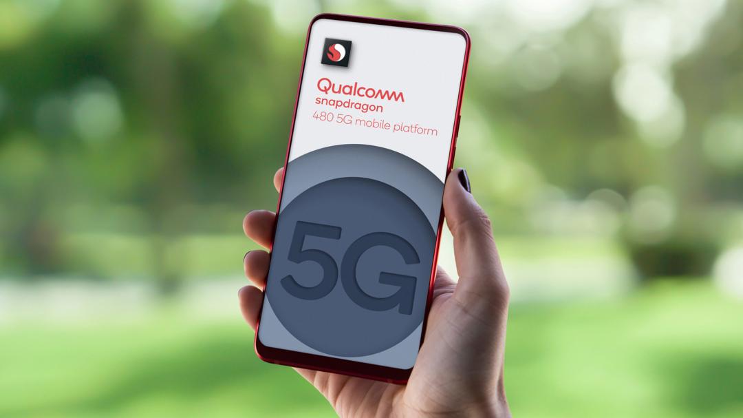 高通發表 Snapdragon 480 晶片。 圖：取自高通官網