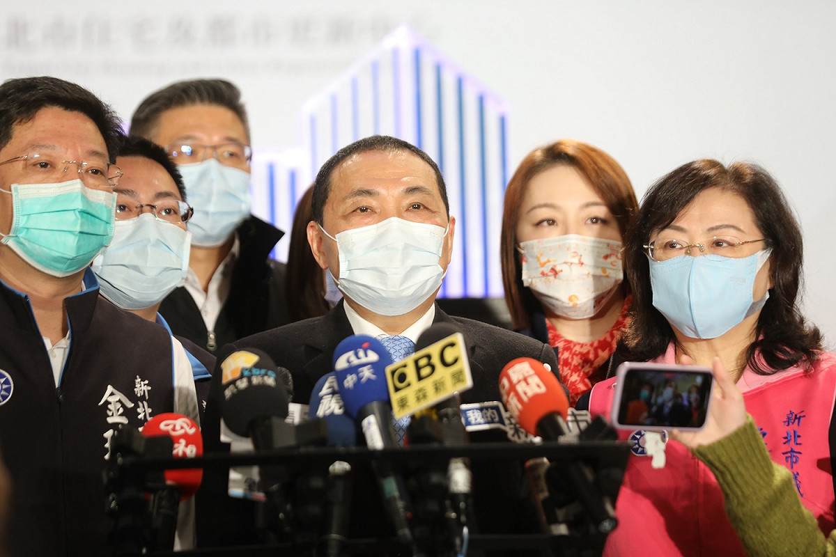 侯友宜認為中央應把萊豬開放可能遇到的問題攤開來讓全民了解，才是一個負責任的政府。 圖：林昀真／攝