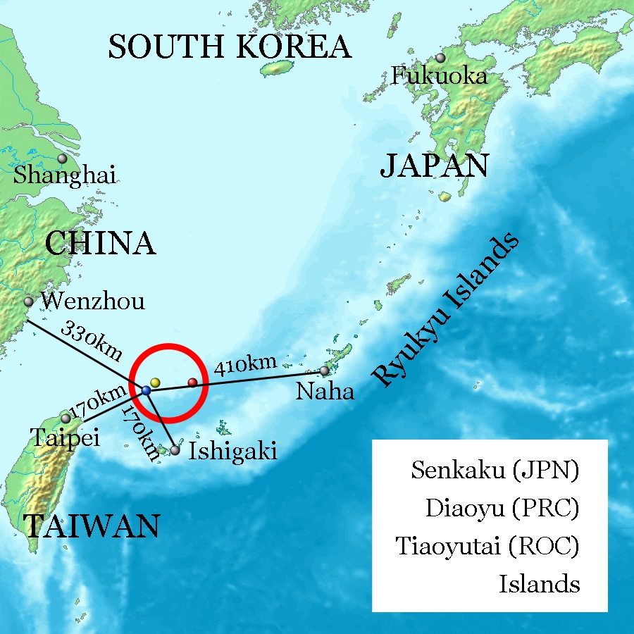 儘管日中兩國這兩年關係和緩，雙方在釣魚台海域仍糾紛不斷。 圖：Jackopoid 提供／版權規定：CC BY-SA 3.0（資料照片）