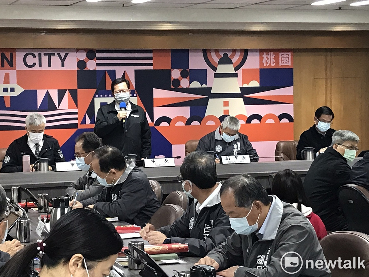 鄭文燦表示，桃園是國家大門，防疫旅館除了市民優先入住原則不變，也會服務需要居家檢疫的離島居民。 圖：林昀真/攝