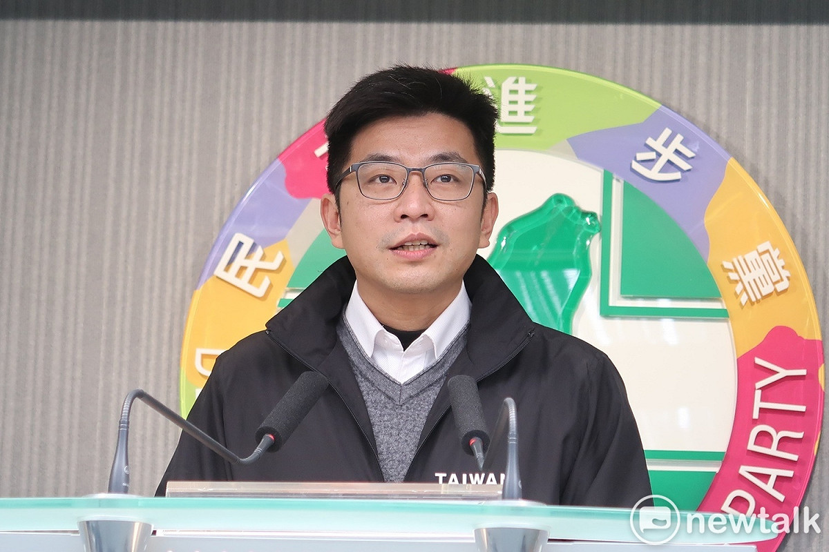 民進黨發言人周江杰。 圖：林朝億/攝