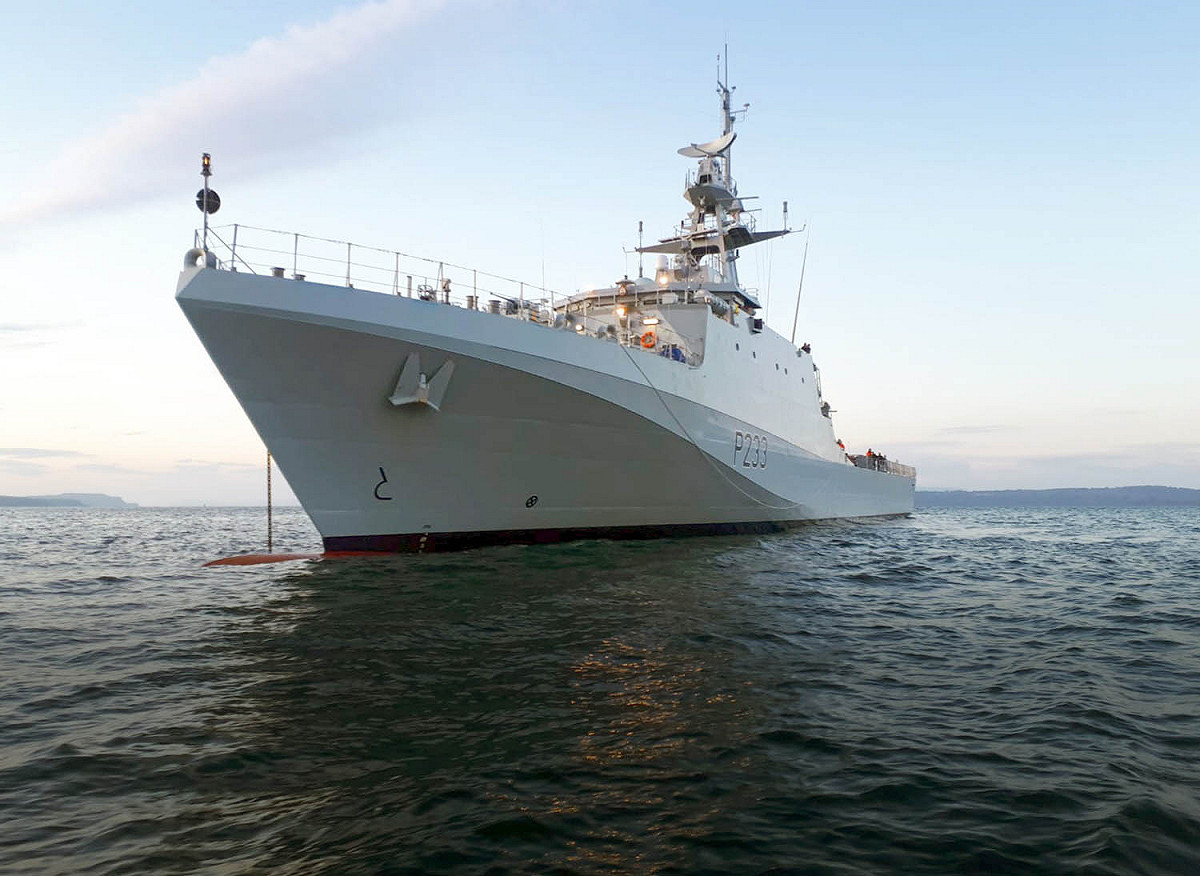 英國新型巡邏艦HMS Tamar將於明年調防遠東 圖：英國皇家海軍提供／版權規定：OGL v1.0
