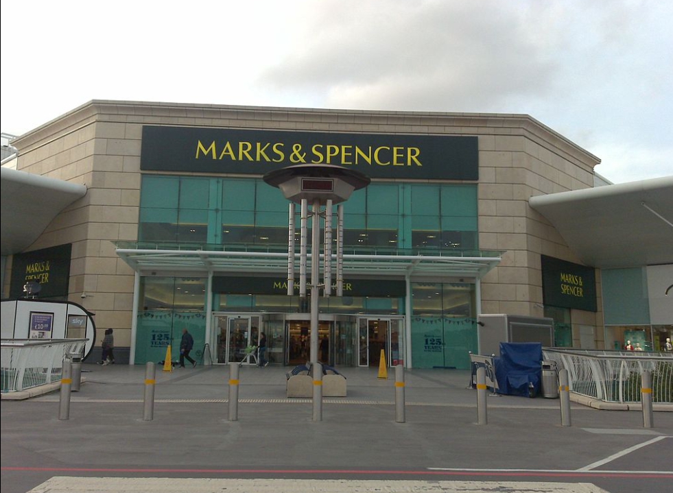 英國瑪莎百貨（Marks &amp; Spencer）。 圖 : 翻攝自維基百科