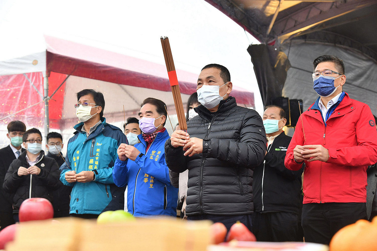 新北市林口區東湖國民小學校舍暨市民多元服務設施統包工程舉行開工典禮。  圖：新北市政府提供