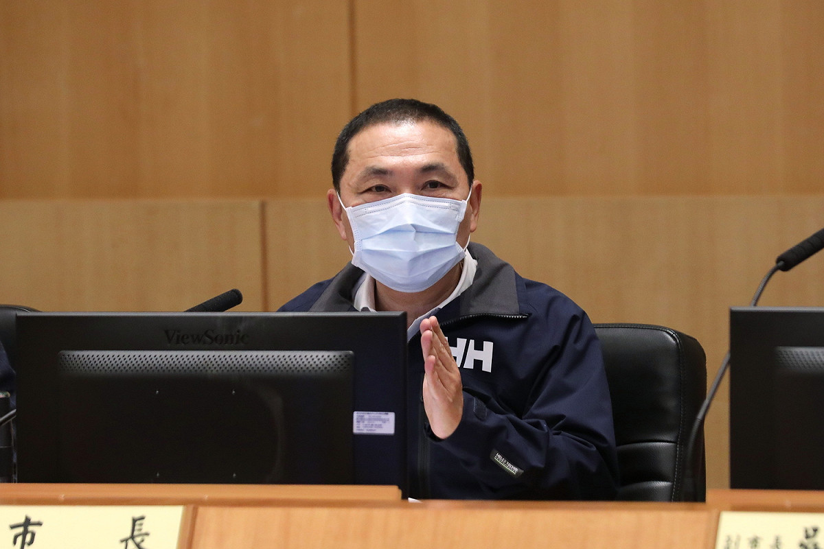 新北市長侯友宜主持市政會議。 圖：新北市政府提供