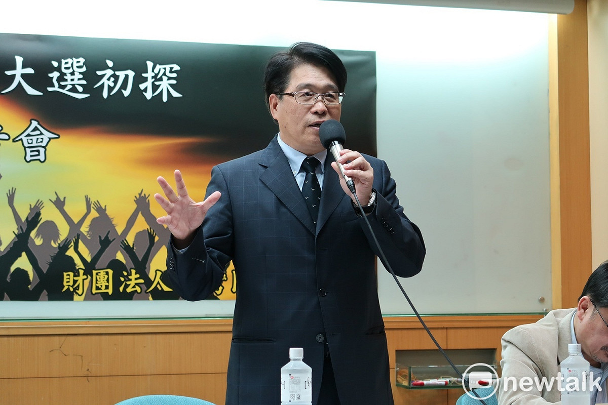 台灣民意基金會董事長游盈隆。    圖：林朝億/攝（資料照片）