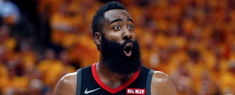 火箭「大鬍子」James Harden。 圖／美聯社／達志影像