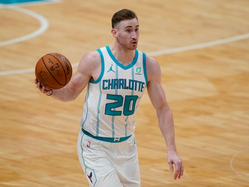 夏洛特黃蜂前鋒 Gordon Hayward。 圖／美聯社／達志影像